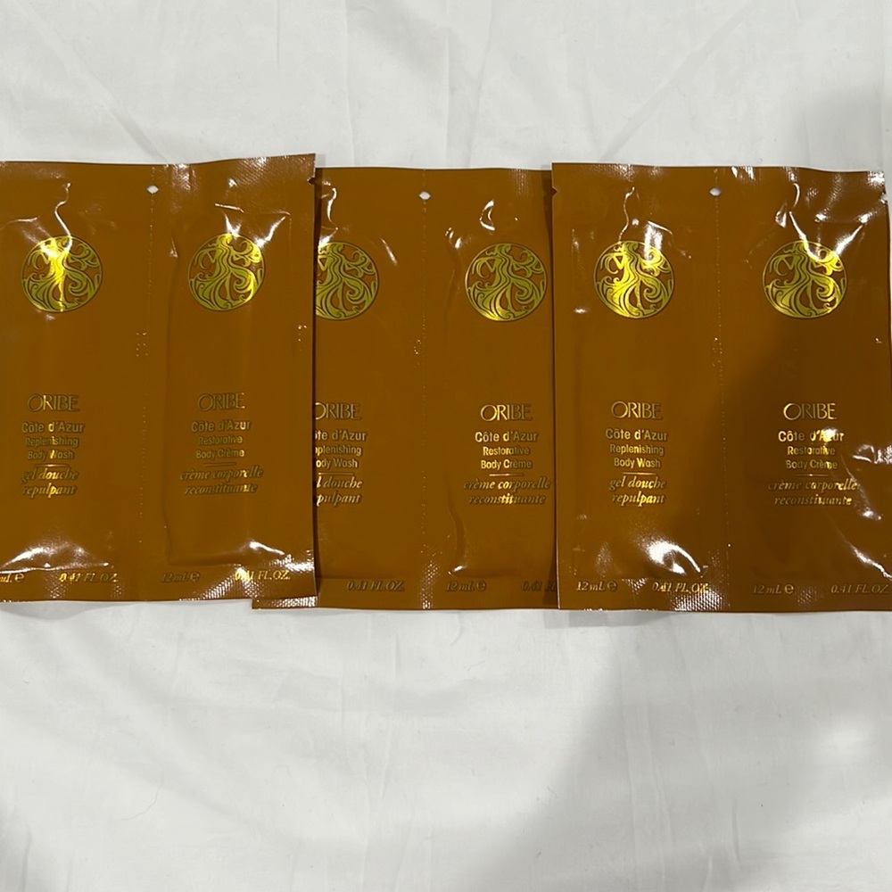 Oribe Côte d’Azur Replenishing Body Wash and Crème Sample Size